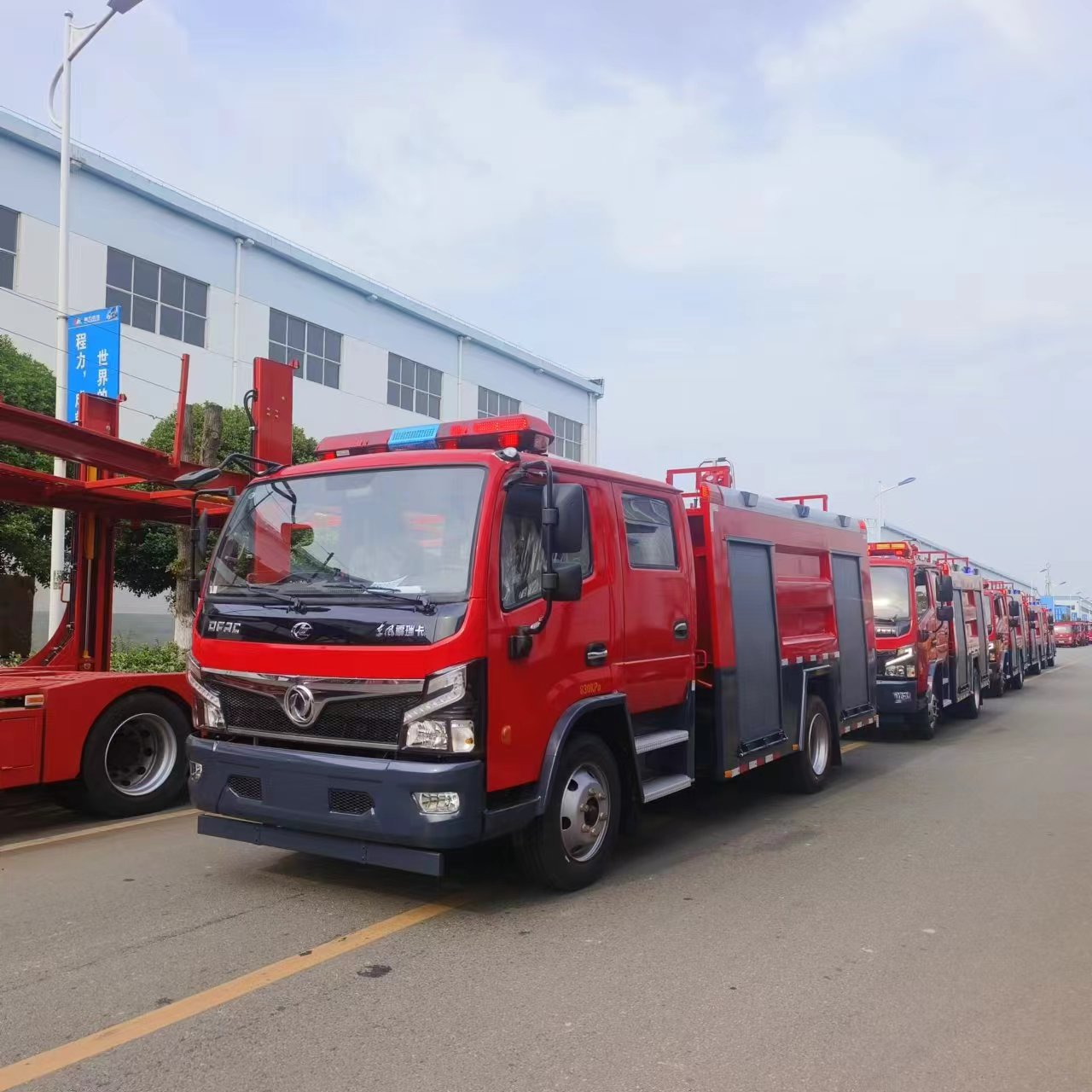 發(fā)車日常—7臺(tái)東風(fēng)多利卡5噸水罐消防車發(fā)車記錄